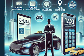develop taxi and ride booking website, chauffeur and private luxury booking app