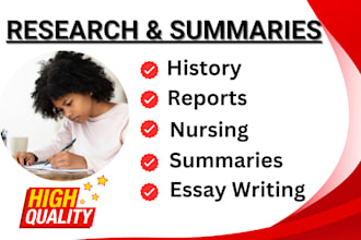 quality research and summaries, case study analysis, reports in apa mla