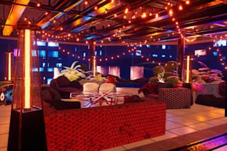 do a custom vrchat world, vrc environment, vrchat map specially for PC and quest