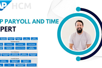 provide sap hcm payroll support and configuration services