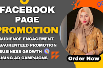 do promotion for facebook page following organically