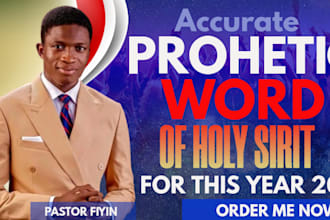give you prophetic word of holy spirrit for this year