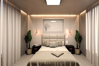 do 3d models of exterior and interior design, render, and animation