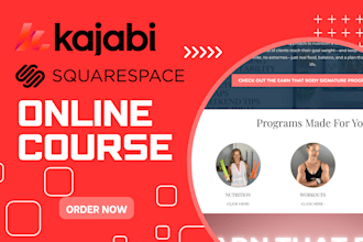 kajabi online course squarespace online course squarespace kajabi course
