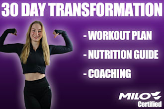 create a personalized workout and nutrition plan