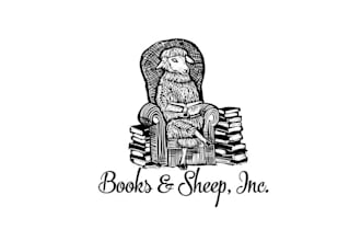 design fantastic books and sheep logo