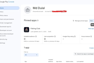 do app uploading and  games publish on my old google play store