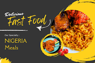reate a detailed meal plan centered on nigerian food