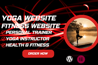 build yoga website personal trainer website yoga instructor website yoga site
