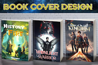 create print minimalist book cover and ebook layout design