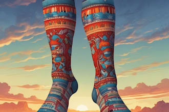 design custom and unique socks design