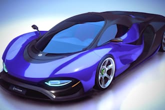 convert, modify 3d car model automotive debadged gta v vehicle for fivem server