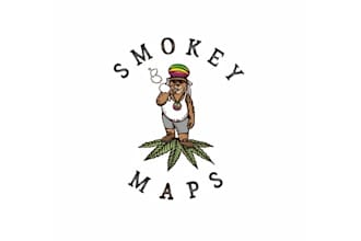 design motivation good looking cannabis app logo