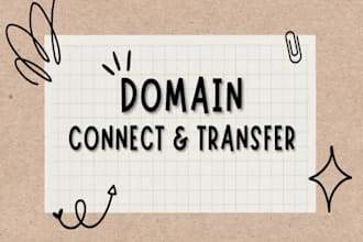 setup, transfer, connect godaddy, shopify, wix, microsoft365 domain in 1hr
