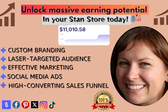 stan store marketing, stan store promotion, stan store design, stan store setup