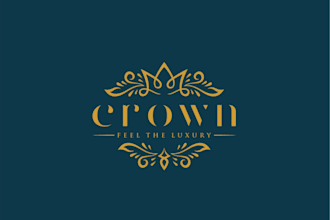 design luxury beauty brand logo