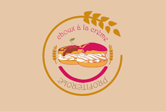 design clean shining wonderful food logo
