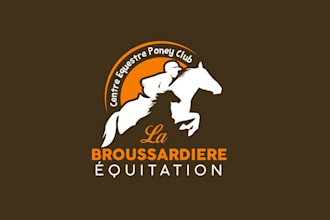 design modern equestrian center competition logo