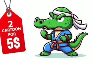 draw cute cartoon characters, chibi, kawaii art, and custom illustrations