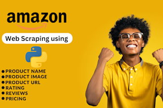 do amazon product data scrape using python