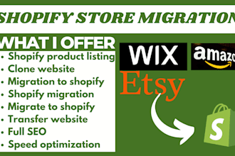 copy clone shopify website transfer migrate website via payhip amazon to shopify