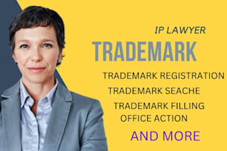 do trademark search and registration for USA filling and patent search