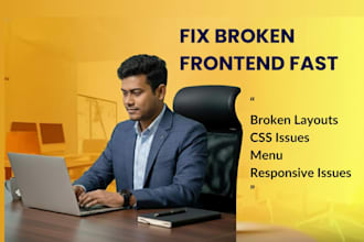 fix broken wordpress layout, menu, CSS and responsive issues