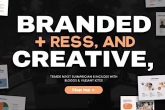 design social media kit, epk, press kit with clickable links