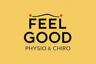 design beautiful physical or fitness or gym logo