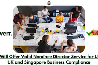 offer valid nominee director service for US UK and singapore business compliance
