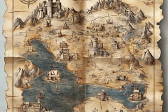 create a custom fantasy map for you