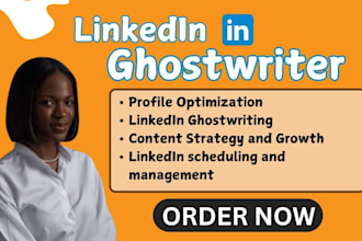 be your linkedin ghostwriter for content resume and social media