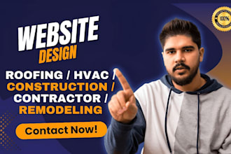 build roofing, construction, contractor, remodeling  or hvac website