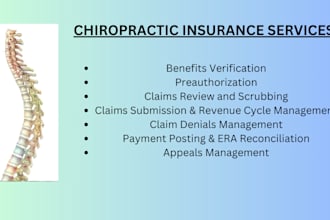 do chiropractic insurance billing and related insurance services