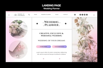 build photography, portfolio and wedding website with online booking