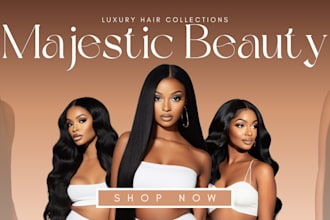design hair extension shopify store, hair extension dropshipping shopify website