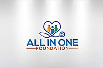 design simple word mark foundation logo for your brand