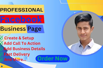 do facebook business page create and setup, social media setup