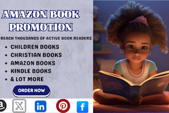 do amazon book promotion, children book marketing and ebook promotion