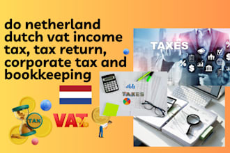 do netherland dutch vat income tax, tax return, corporate tax and bookkeeping