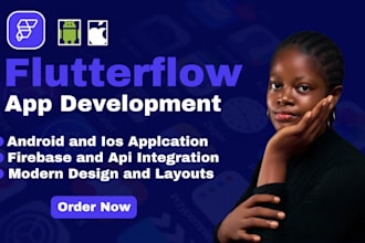 develop custom mobile apps using flutterflow for ios and android