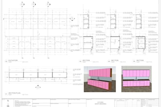 create custom millwork, furniture, and casework drawings