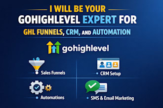 build gohighlevel salesfunnel, landing page design, gohighlevel website