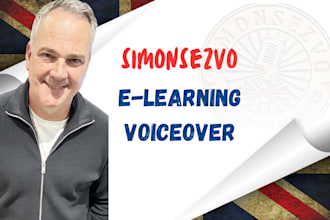 narrate british elearning voice over