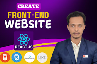 be front end developer using tailwind CSS and react