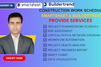 do construction schedule in buildertrend smartsheet