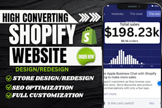 create shopify dropshipping store redesign shopify website shopify store design