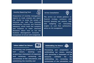 provide bookkeeping, financial reports and tax services in ksa