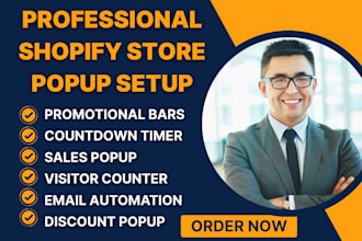 setup shopify store popup ecomsend qikify popconvert 1click attrac salespop alia