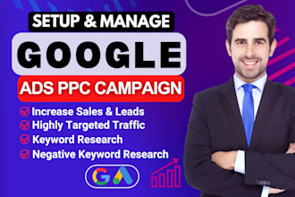 setup and manage your google ads PPC campaigns